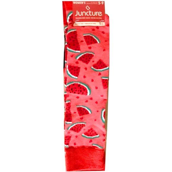 Accessories - *3/$15* Fun Watermelon Knee High Socks